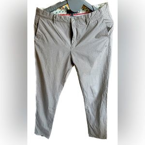 COTELAC Checkered Straight Leg Pants (Size 30)